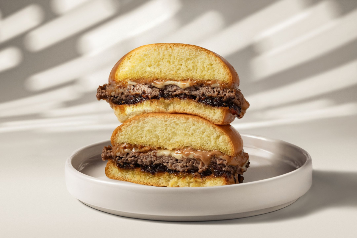 Beef-Bacon Jam Burger